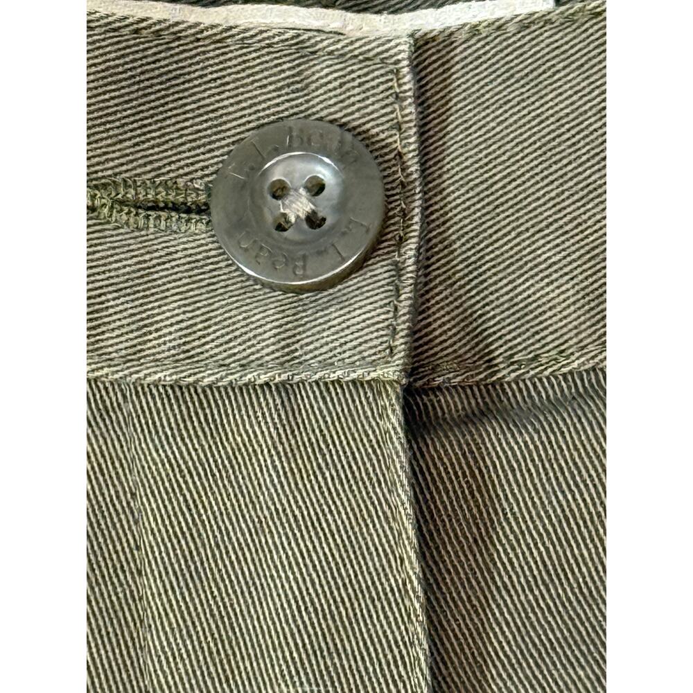 LL Bean Original Fit Khaki Green 30" Long | EUC - Picture 3 of 7